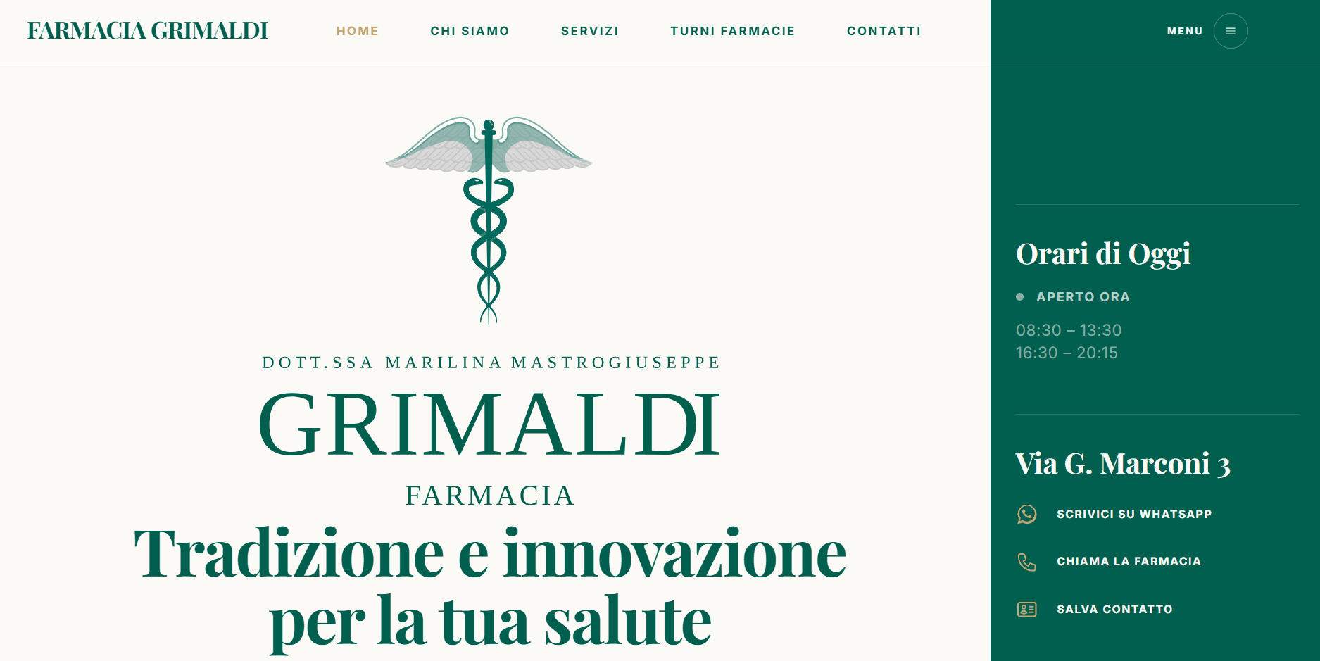 Anteprima del sito farmaciagrimaldi.free.nf